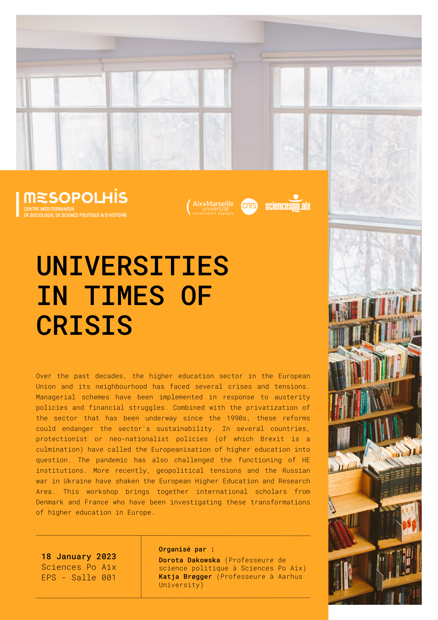 Programme Universities in times of crisis