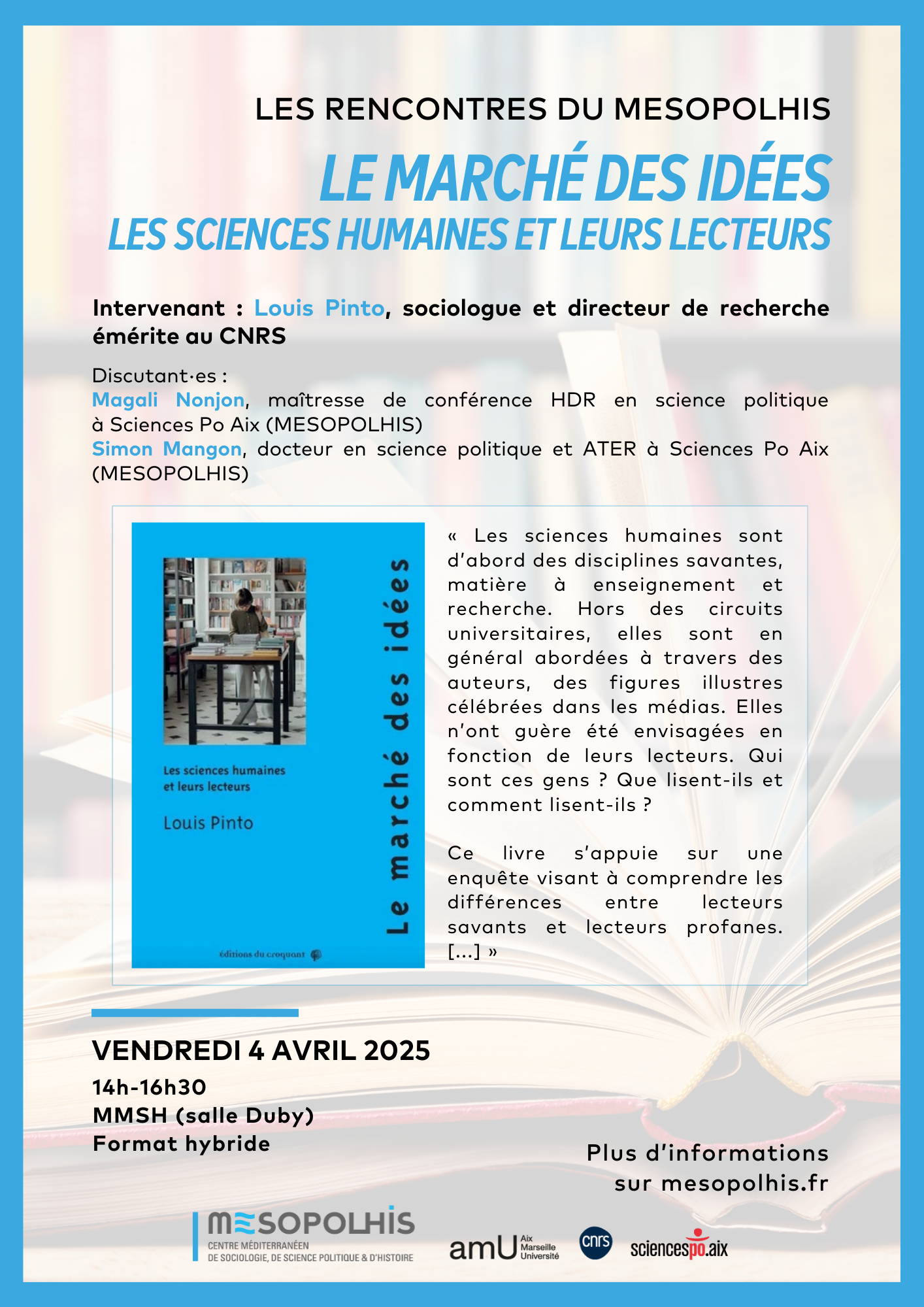 Les Rencontres du Mesopolhis 4 avril 2025