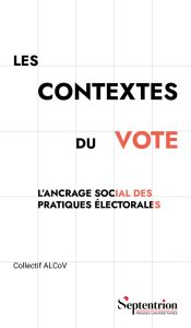 Les contextes du vote couverture