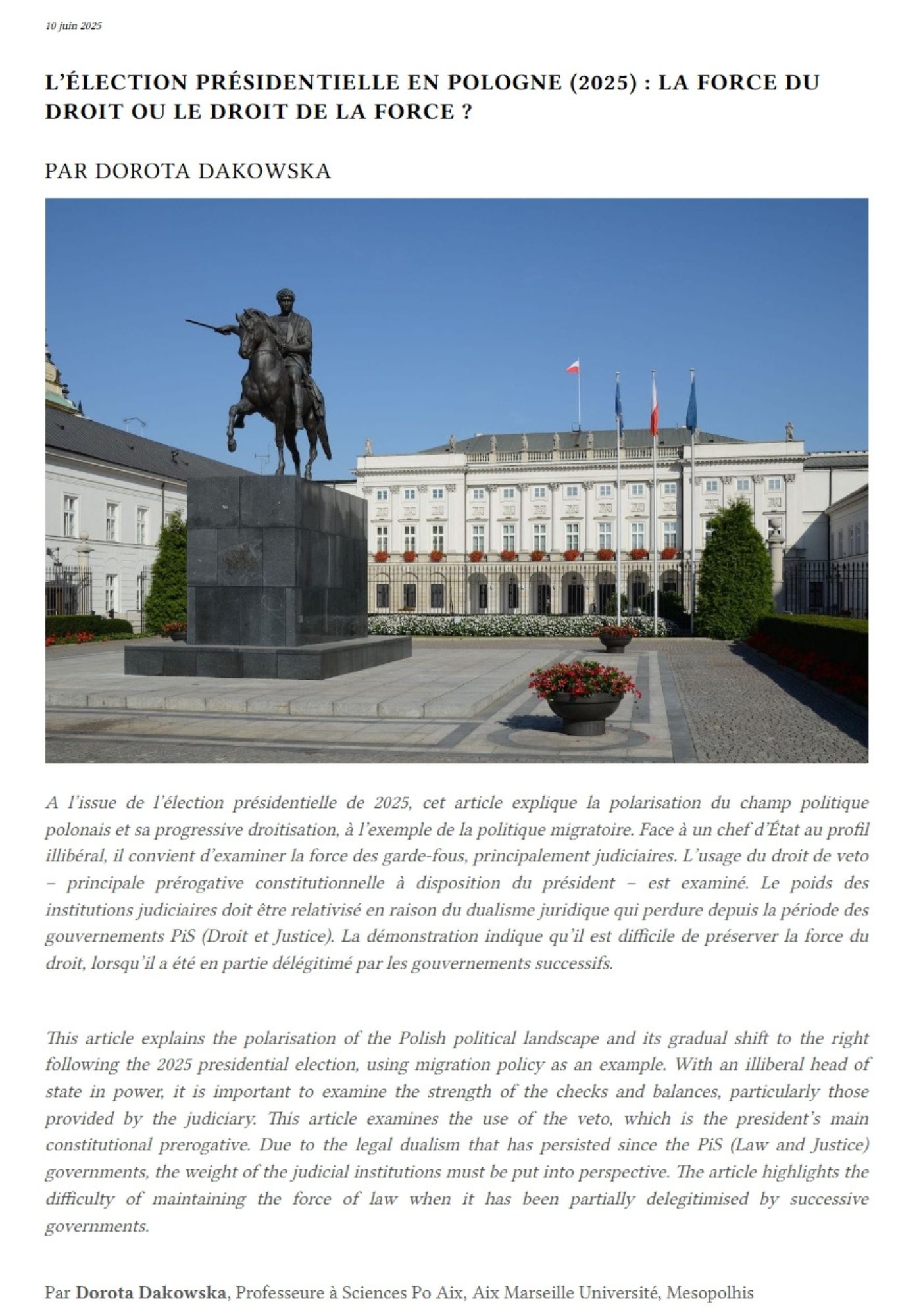 Article Dakowska Jus Politicum