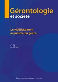 Gérontologie et société Le vieillissement au prisme du genre