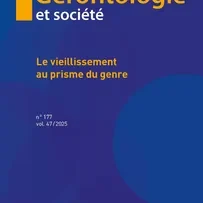 Gérontologie et société Le vieillissement au prisme du genre